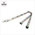 Poliéster Eco Friendly Custom Smooth Printed Lanyard